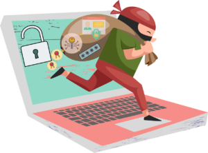 Free cybersecurity computer security hacking vector