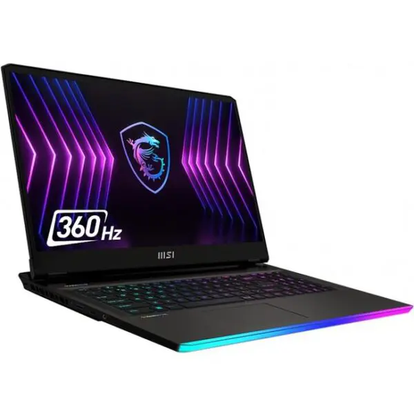 MSI Raider GE77HX 17.3? 360Hz Gaming Laptop ,Intel Core i7-12800HX, RTX 3080 Ti, 16GB, 1TB SSD - Win11