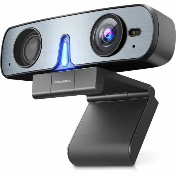ROCWARE RC08 Webcam - 30 fps - USB 2.0 Type C