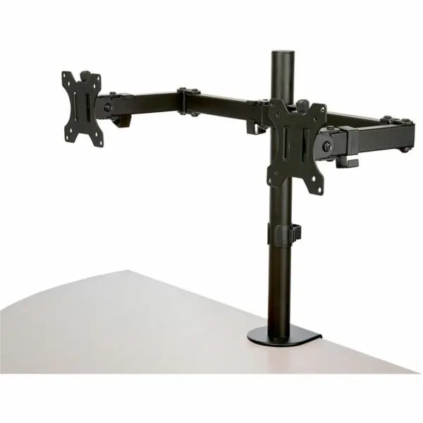 StarTech.com Desk Mount Dual Monitor Arm - Ergonomic VESA Compatible Mount for up to 32 inch Display - Desk Clamp / Grommet - Articulating