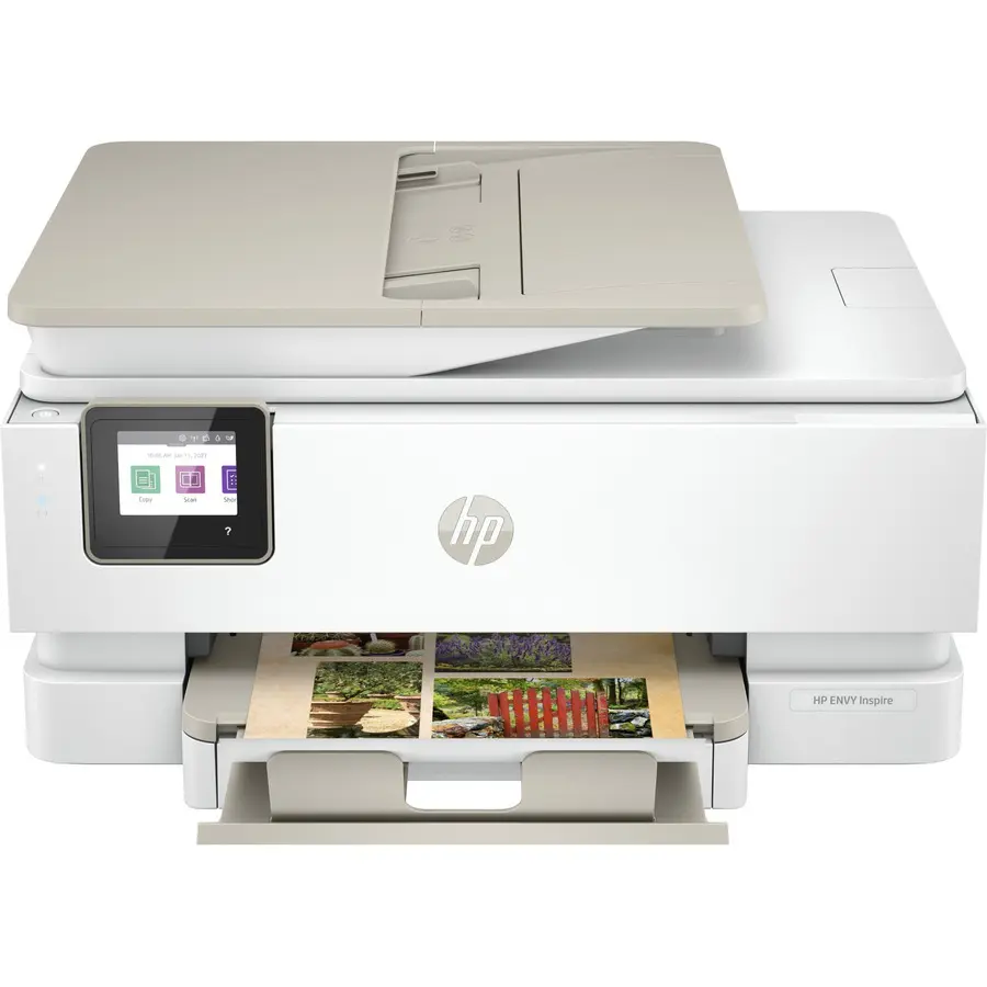 HP ENVY Inspire 7955e Inkjet Multifunction Printer-Color-Copier/Scanner-ppm Mono/10 ppm Color Print-4800x1200 dpi Print-Automatic Duplex Print-1000 Pages-125 sheets Input-Color Flatbed Scanner-1200 dpi Optical Scan-Wireless LAN 1 HP ENVY Inspire 7955e Inkjet Multifunction Printer-Color-Copier/Scanner-ppm Mono/10 ppm Color Print-4800x1200 dpi Print-Automatic Duplex Print-1000 Pages-125 sheets Input-Color Flatbed Scanner-1200 dpi Optical Scan-Wireless LAN