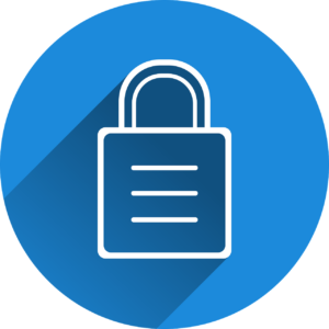 Free castle security locked vector