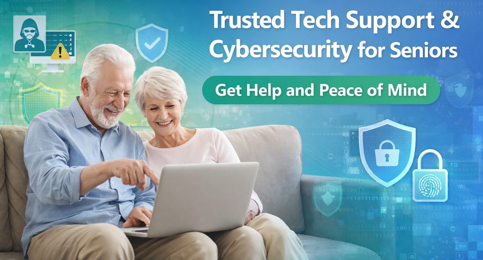 trusted senior tech support and personal cybersecurity