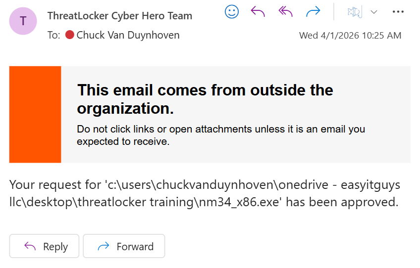 ThreatLocker End User Guide: How to Request Access or Elevation 3 7
