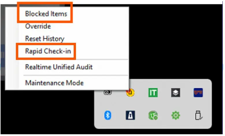 ThreatLocker End User Guide: How to Request Access or Elevation 10 blocked items rapid checkin