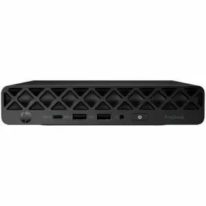 HP ProDesk 4 G1i Desktop Computer - Intel Core Ultra 7 265T - vPro Technology - 16 GB - 512 GB PCI Express NVMe SSD - Mini PC - Jack Black