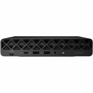 HP ProDesk 4 G1i Desktop Computer - Intel Core Ultra 5 235T - 32 GB - 512 GB PCI Express NVMe SSD - Mini PC - Jack Black
