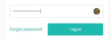 MyGlue login with password field.
