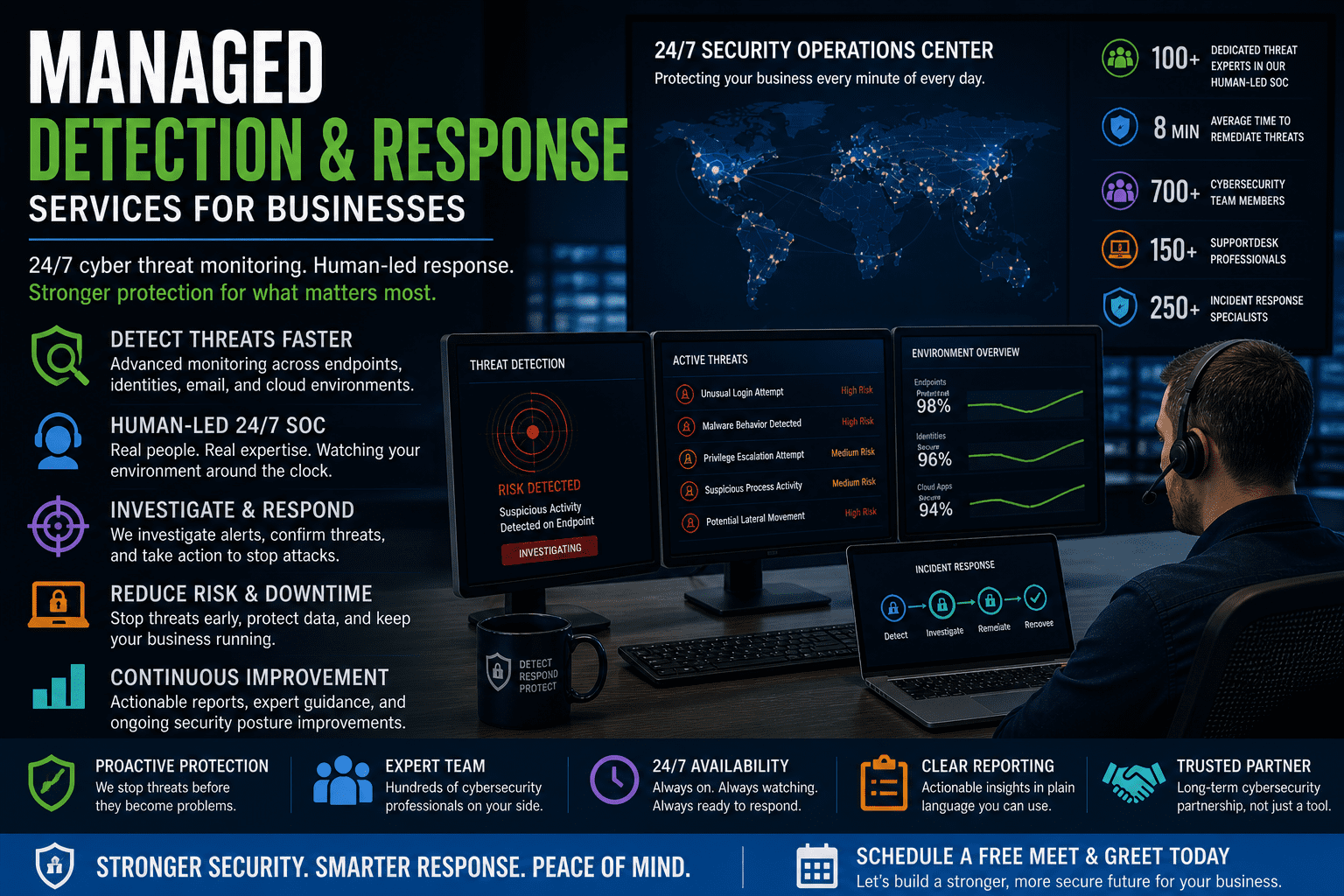 Managed Detection and Response services for Businesses | EasyITGuys