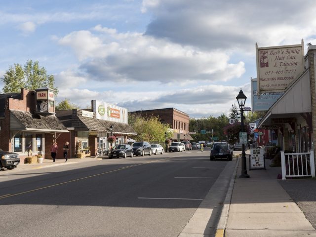 Downtown Taylors Falls Minnesota